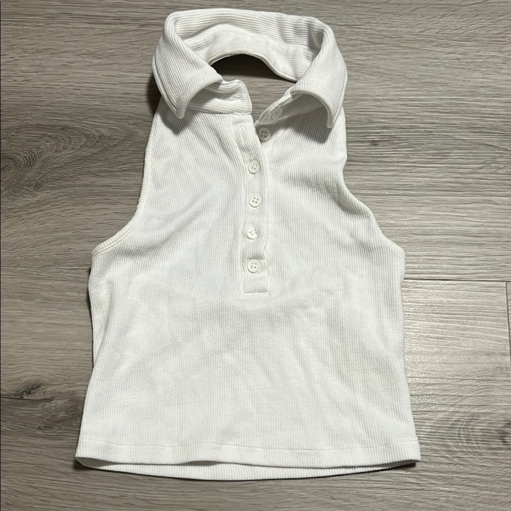 Garage Halter Crop Top